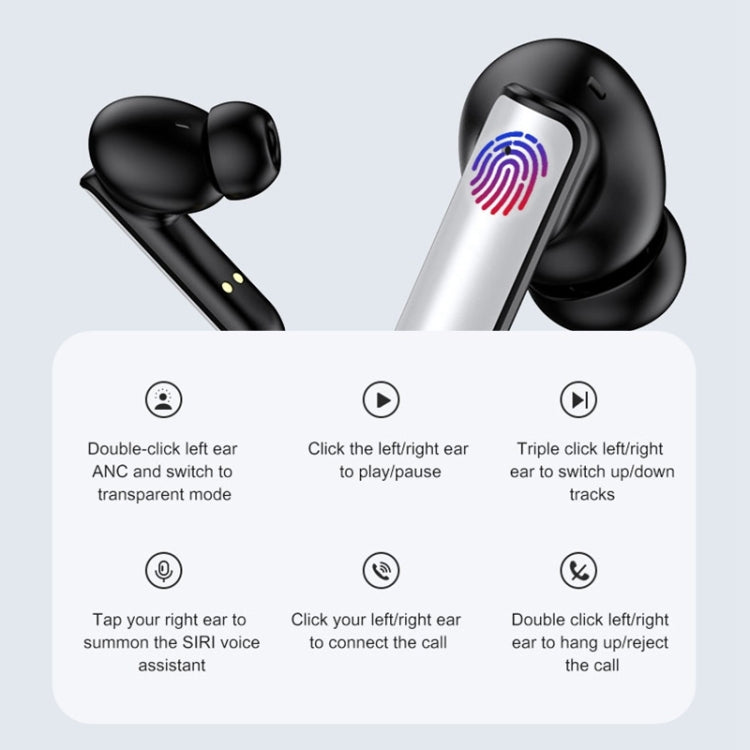 Langsdom TA03 ANC Active Noise Reduction Wireless Bluetooth Earphone