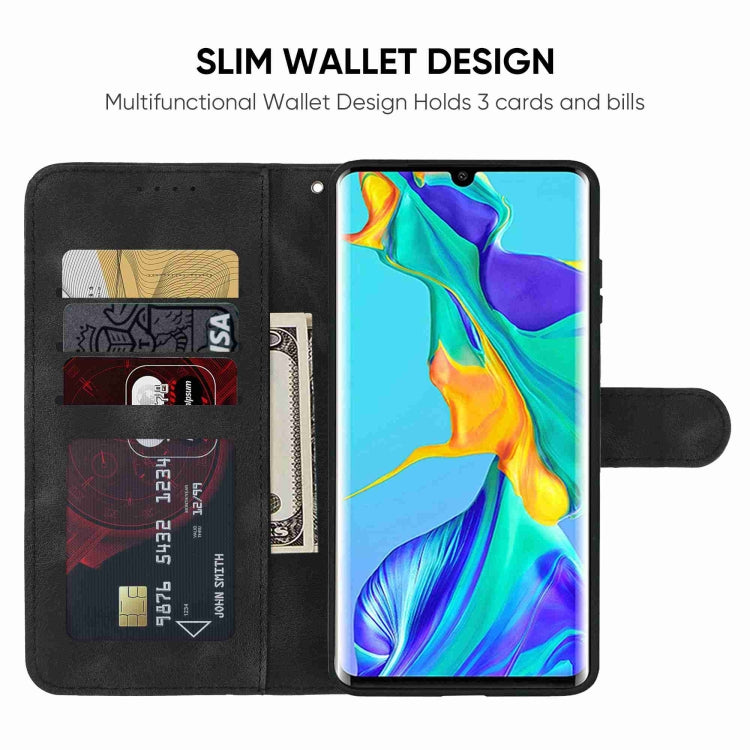 For Huawei P30 Pro Skin Feel Geometric Lines Leather Phone Case