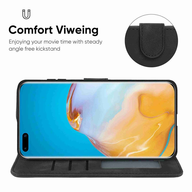 For Huawei P40 Pro Skin Feel Geometric Lines Leather Phone Case