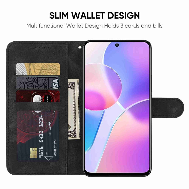 For Honor X30i Skin Feel Geometric Lines Leather Phone Case