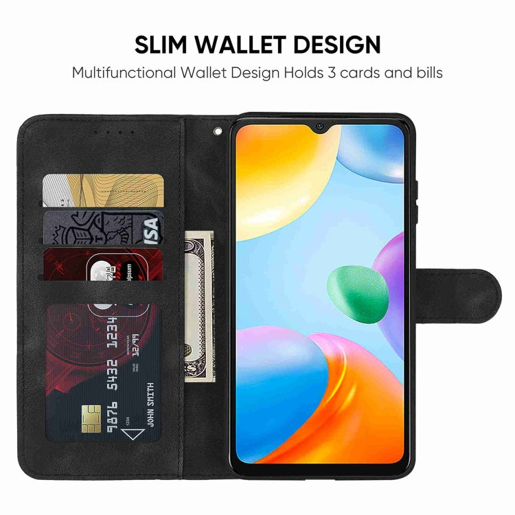 For Xiaomi Redmi 10C Skin Feel Geometric Lines Leather Phone Case
