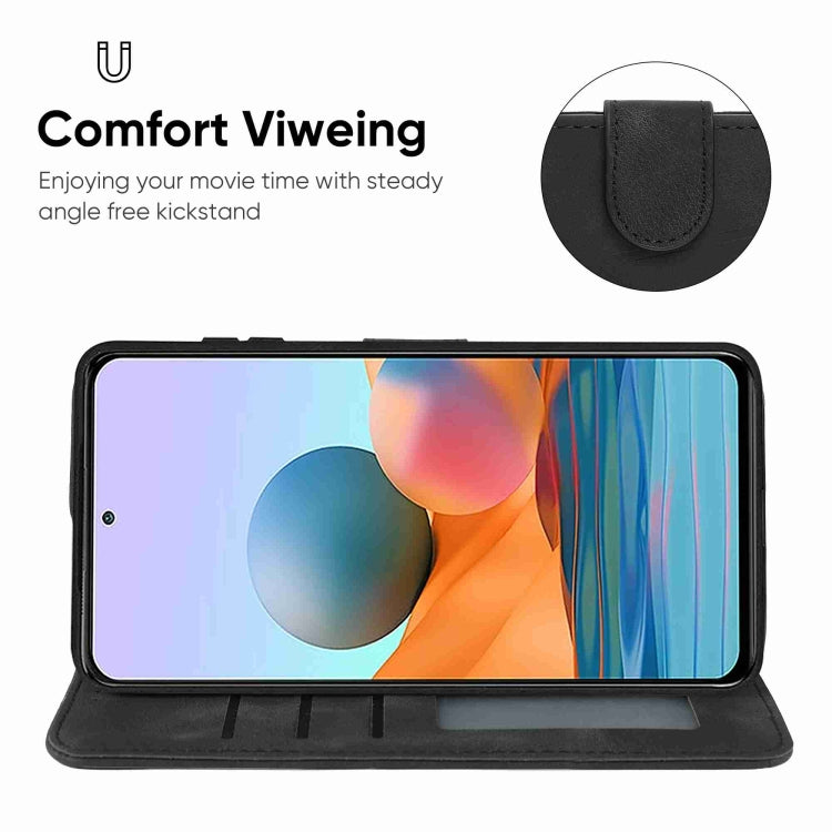 For Xiaomi Redmi Note 10 Pro Skin Feel Geometric Lines Leather Phone Case