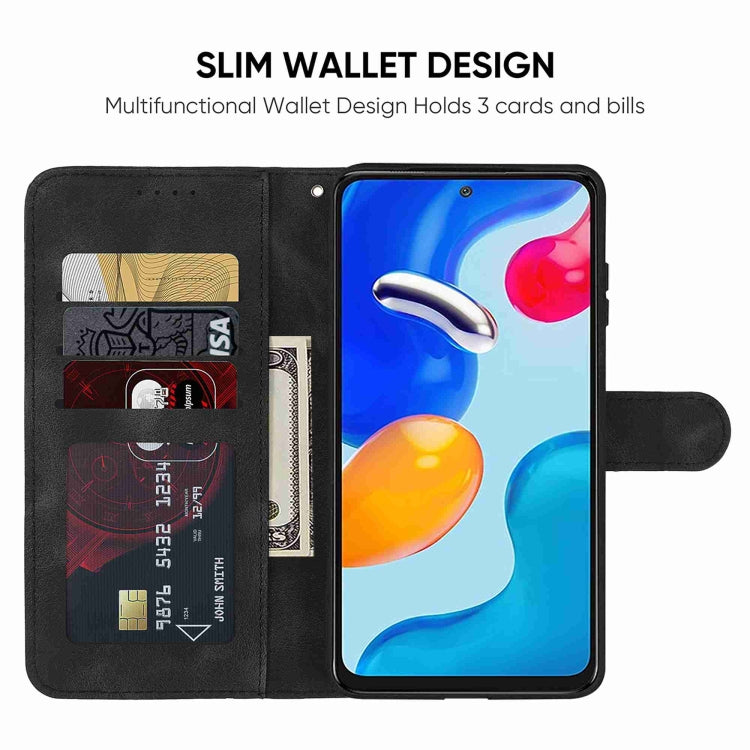 For Xiaomi Redmi Note 11S Skin Feel Geometric Lines Leather Phone Case