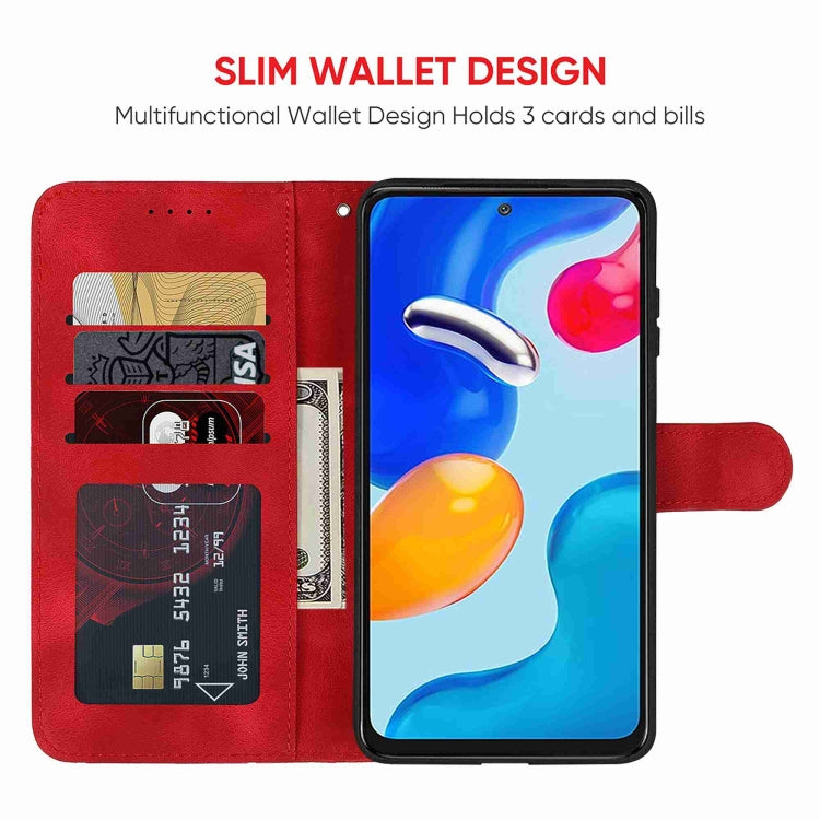 For Xiaomi Redmi Note 11S Skin Feel Geometric Lines Leather Phone Case