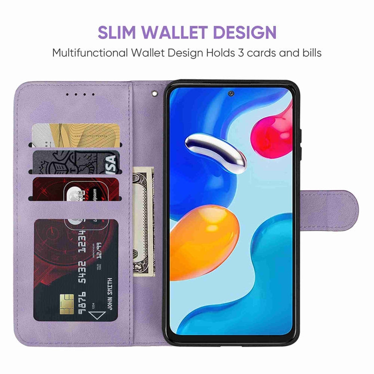 For Xiaomi Redmi Note 11S Skin Feel Geometric Lines Leather Phone Case
