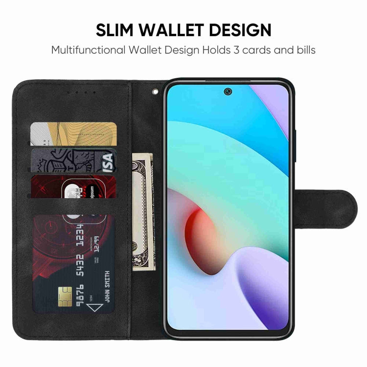 For Xiaomi Redmi 10 Skin Feel Geometric Lines Leather Phone Case