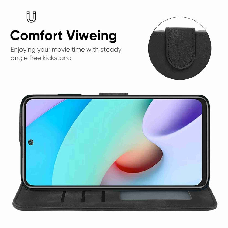 For Xiaomi Redmi 10 Skin Feel Geometric Lines Leather Phone Case
