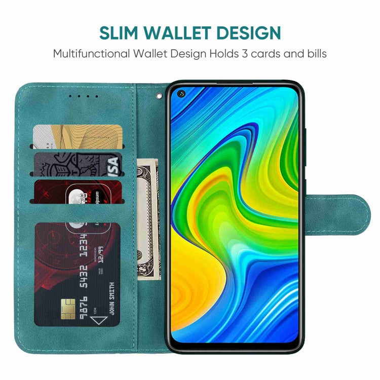 For Xiaomi Redmi 10X 4G Skin Feel Geometric Lines Leather Phone Case