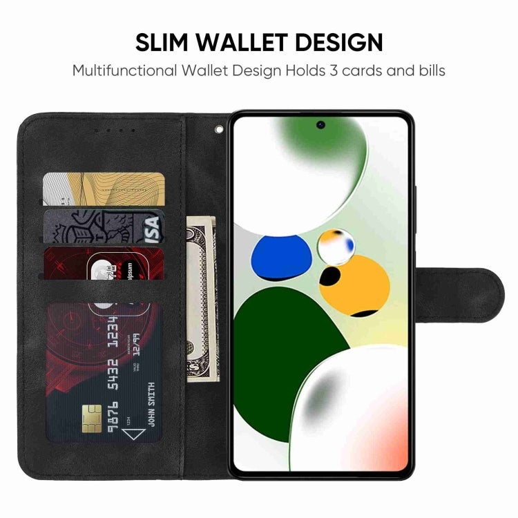 For Xiaomi Redmi Note 12 Pro 5G Global Skin Feel Geometric Lines Leather Phone Case