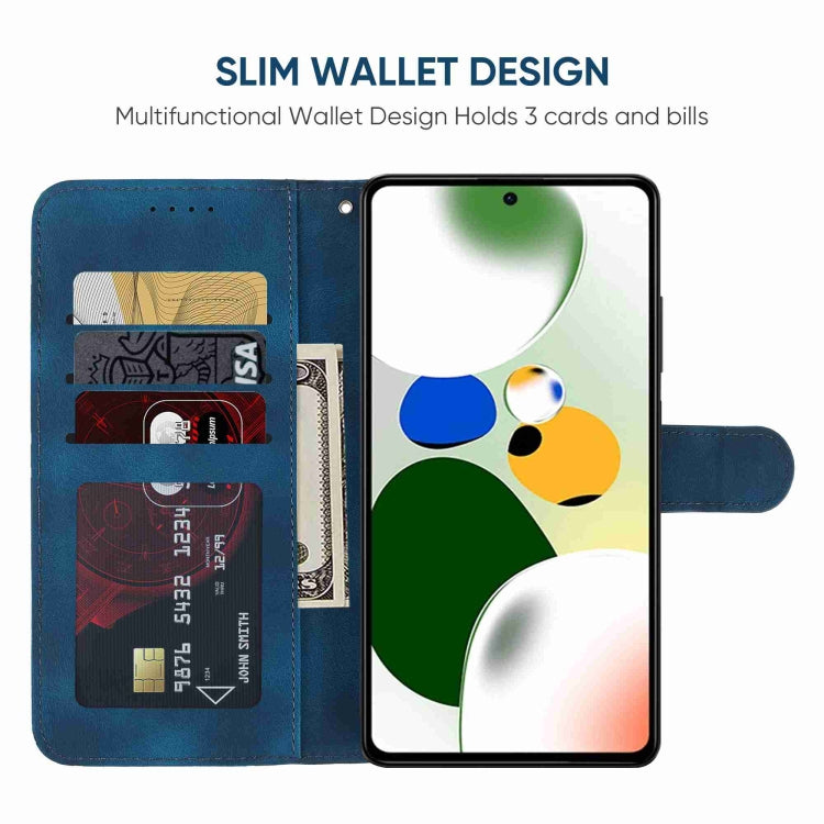 For Xiaomi Redmi Note 12 Pro 5G Global Skin Feel Geometric Lines Leather Phone Case