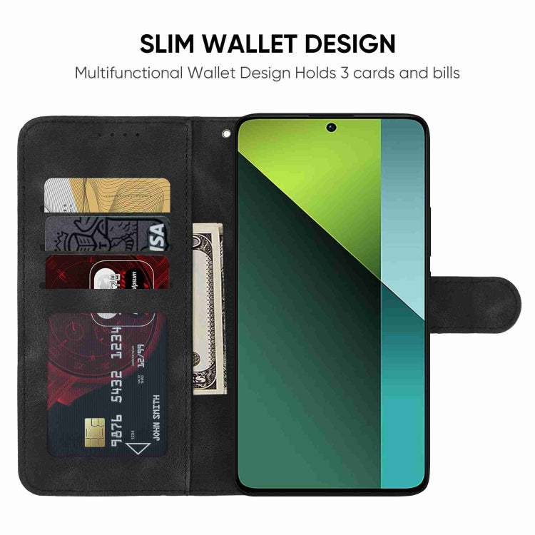 For Xiaomi Redmi Note 13 Pro 5G Skin Feel Geometric Lines Leather Phone Case