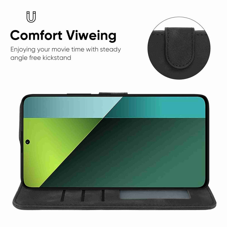 For Xiaomi Redmi Note 13 Pro 5G Skin Feel Geometric Lines Leather Phone Case
