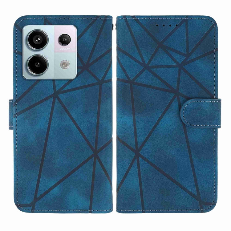 For Xiaomi Redmi Note 13 Pro 5G Skin Feel Geometric Lines Leather Phone Case