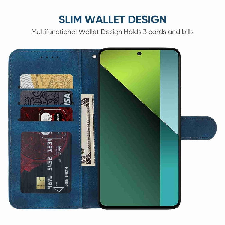 For Xiaomi Redmi Note 13 Pro 5G Skin Feel Geometric Lines Leather Phone Case