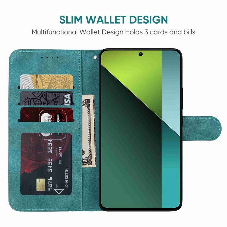 For Xiaomi Redmi Note 13 Pro 5G Skin Feel Geometric Lines Leather Phone Case