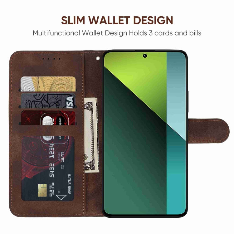 For Xiaomi Redmi Note 13 Pro 5G Skin Feel Geometric Lines Leather Phone Case