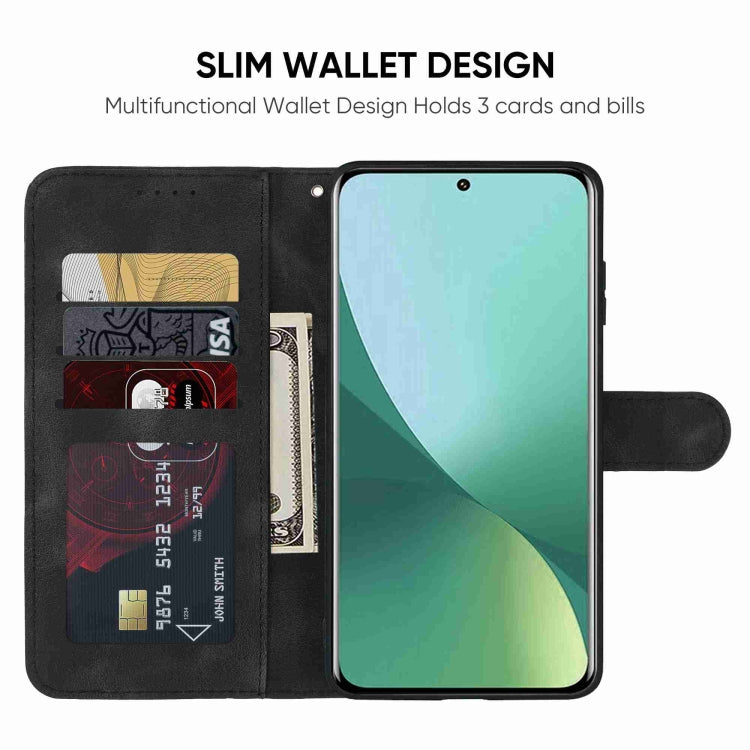 For Xiaomi 12 Pro Skin Feel Geometric Lines Leather Phone Case