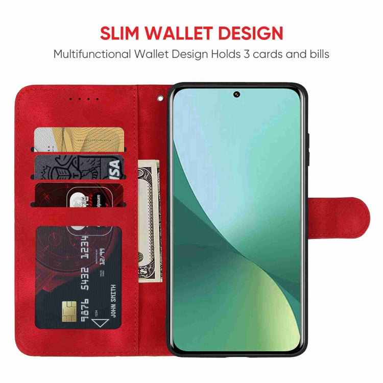 For Xiaomi 12 Pro Skin Feel Geometric Lines Leather Phone Case