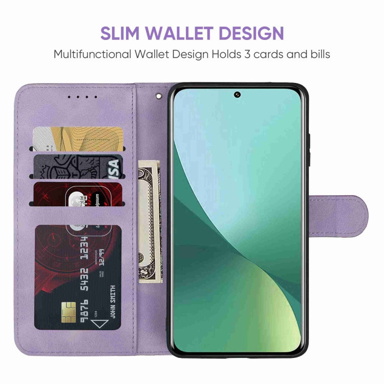 For Xiaomi 12 Pro Skin Feel Geometric Lines Leather Phone Case
