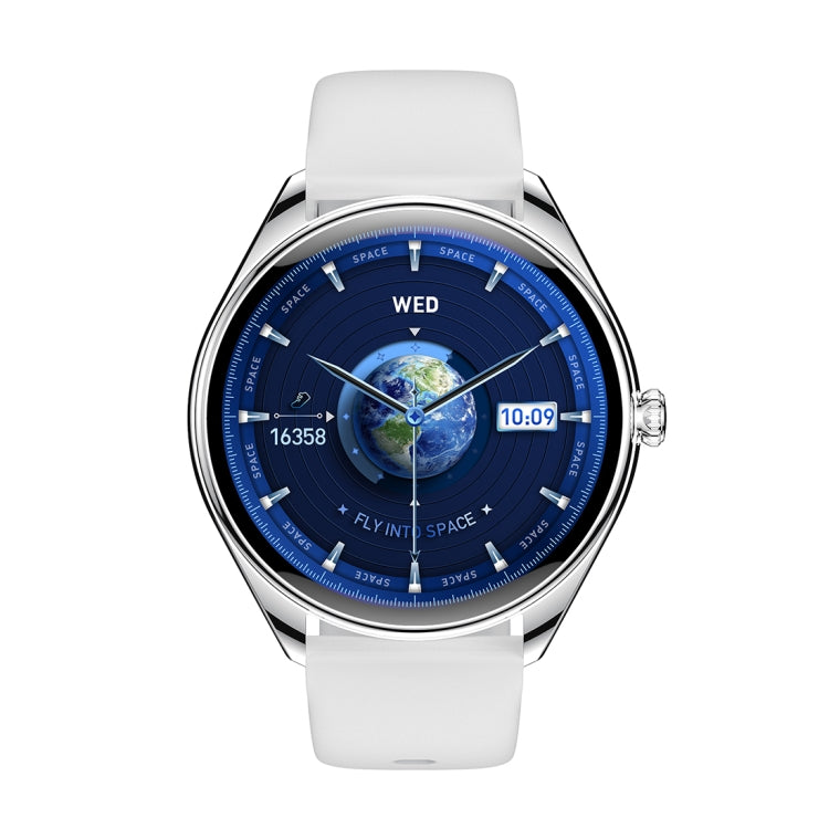 MT55 1.43 inch AMOLED HD Screen Ultra-thin Smart Call Health Watch, Silicone Strap