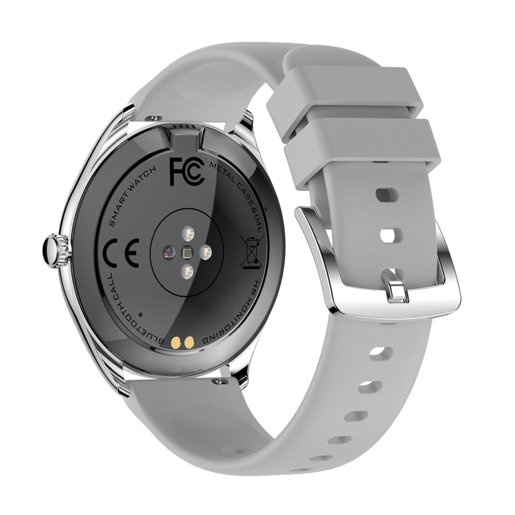 MT55 1.43 inch AMOLED HD Screen Ultra-thin Smart Call Health Watch, Silicone Strap