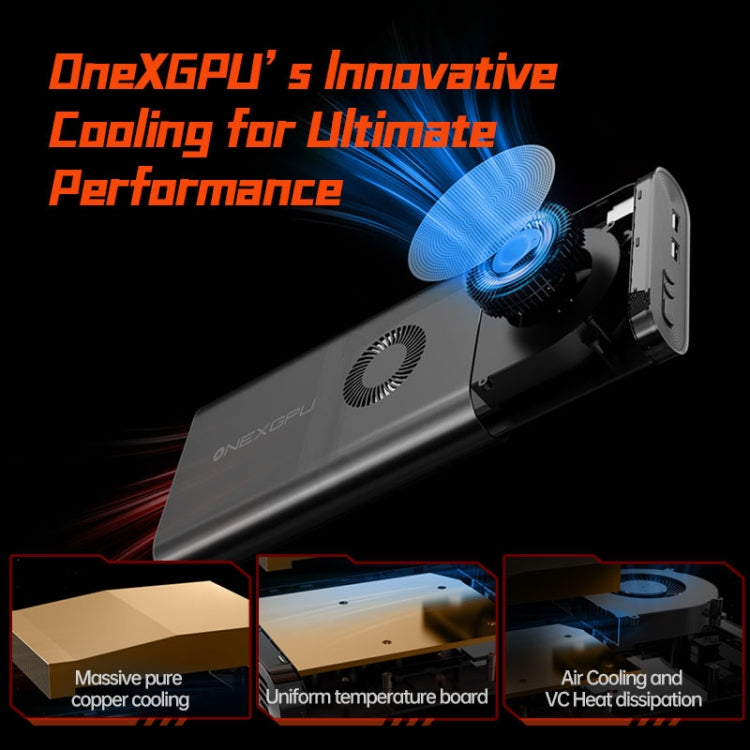 ONE-NETBOOK OneXGPU AMD Radeon RX 7600M XT 8GB Portable Expansion Dock - Black