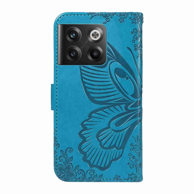 For OnePlus 10T / Ace Pro 5G Swallowtail Butterfly Embossed Leather Phone Case