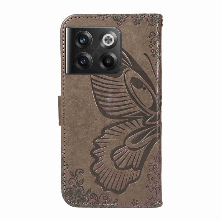 For OnePlus 10T / Ace Pro 5G Swallowtail Butterfly Embossed Leather Phone Case