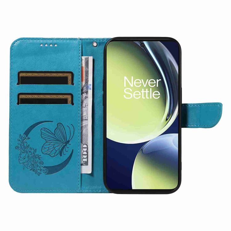 For OnePlus Nord CE 3 Lite Swallowtail Butterfly Embossed Leather Phone Case