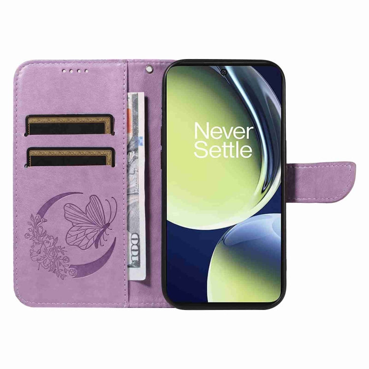 For OnePlus Nord CE 3 Lite Swallowtail Butterfly Embossed Leather Phone Case