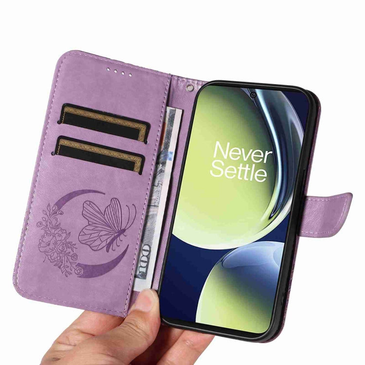 For OnePlus Nord CE 3 Lite Swallowtail Butterfly Embossed Leather Phone Case