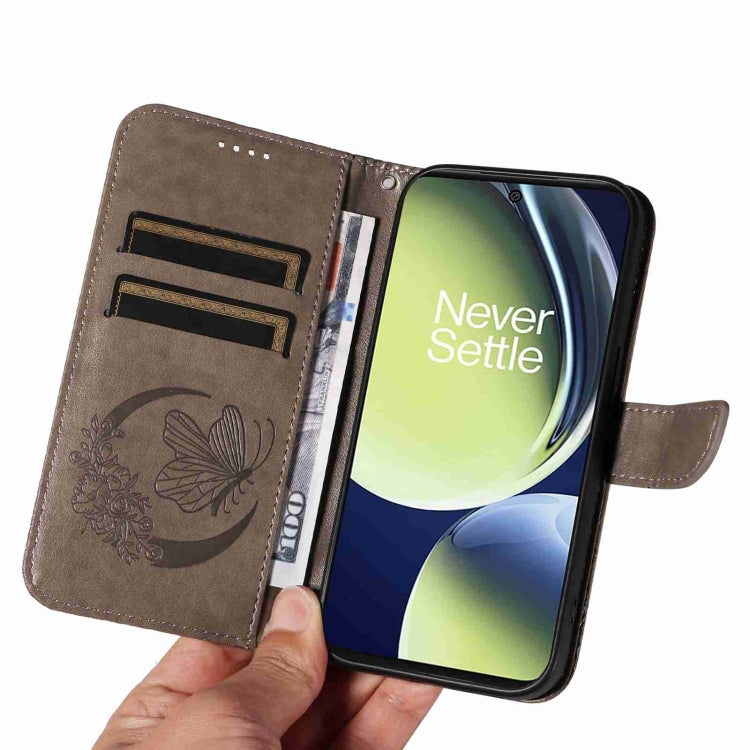 For OnePlus Nord CE 3 Lite Swallowtail Butterfly Embossed Leather Phone Case