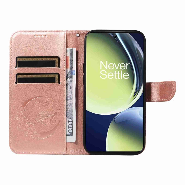 For OnePlus Nord CE 3 Lite Swallowtail Butterfly Embossed Leather Phone Case