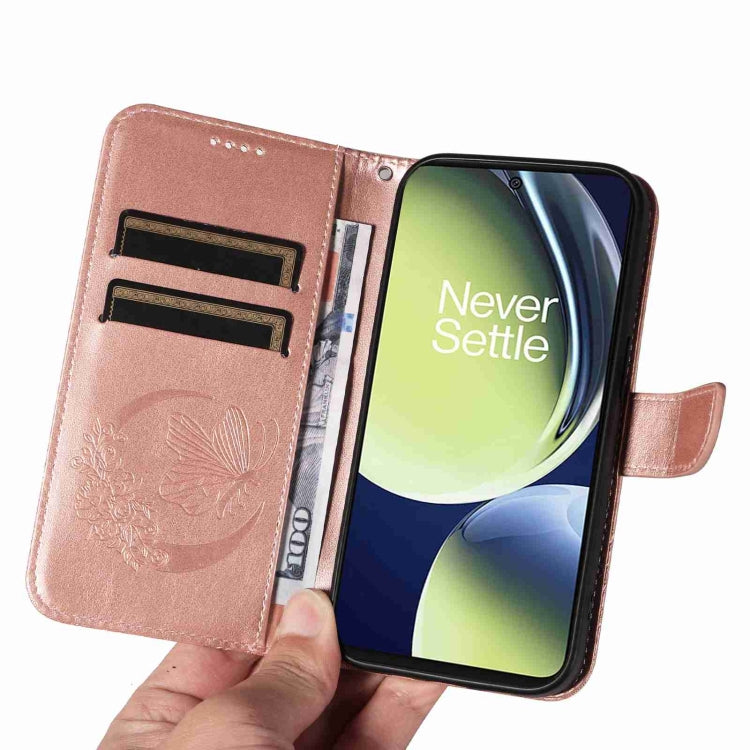 For OnePlus Nord CE 3 Lite Swallowtail Butterfly Embossed Leather Phone Case