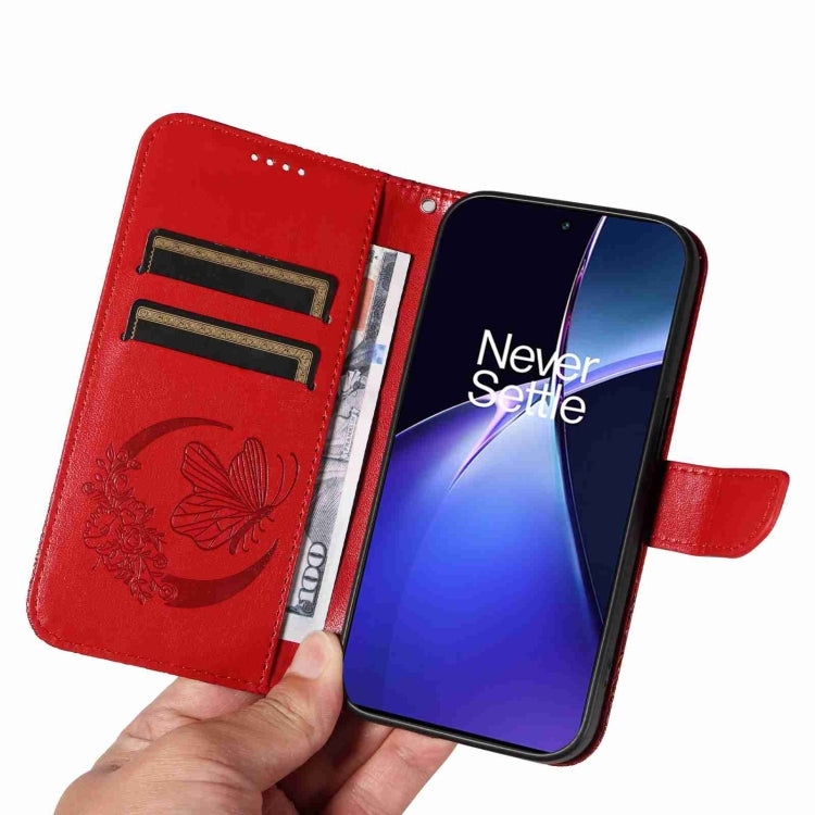 For OnePlus Nord CE4 Swallowtail Butterfly Embossed Leather Phone Case