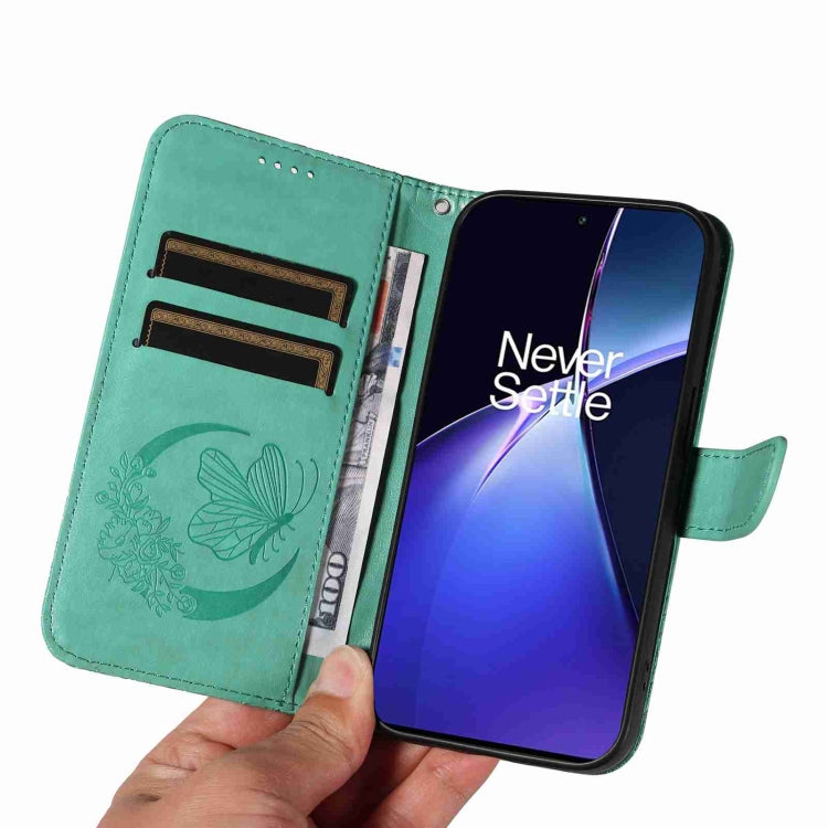 For OnePlus Nord CE4 Swallowtail Butterfly Embossed Leather Phone Case