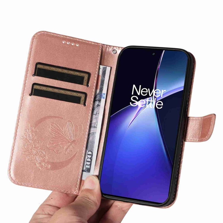 For OnePlus Nord CE4 Swallowtail Butterfly Embossed Leather Phone Case