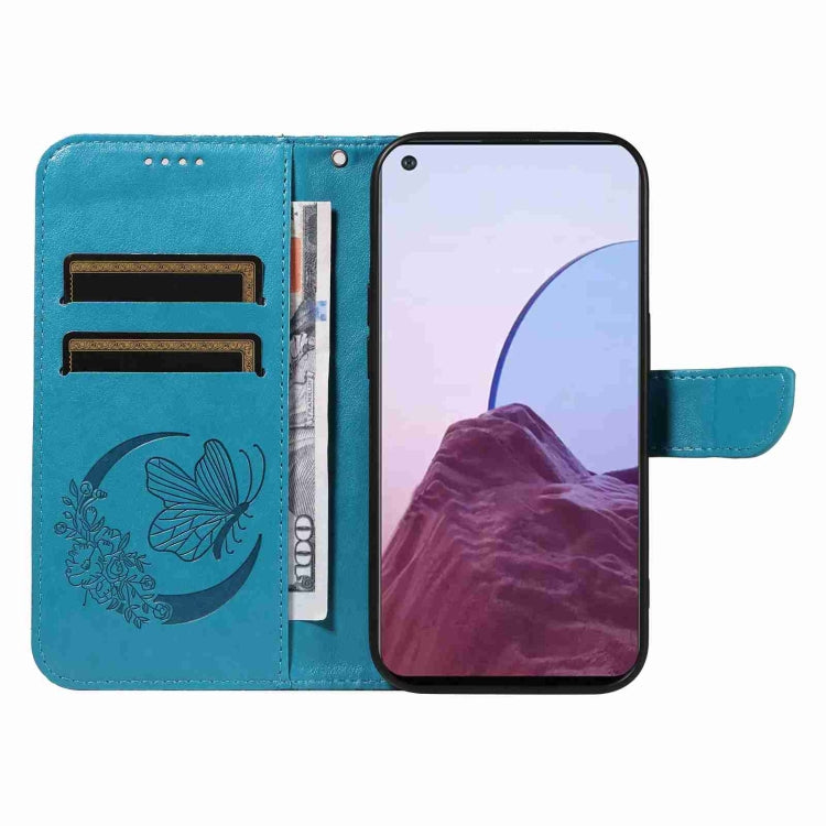 For OnePlus Nord N20 5G / OPPO A96 5G Swallowtail Butterfly Embossed Leather Phone Case