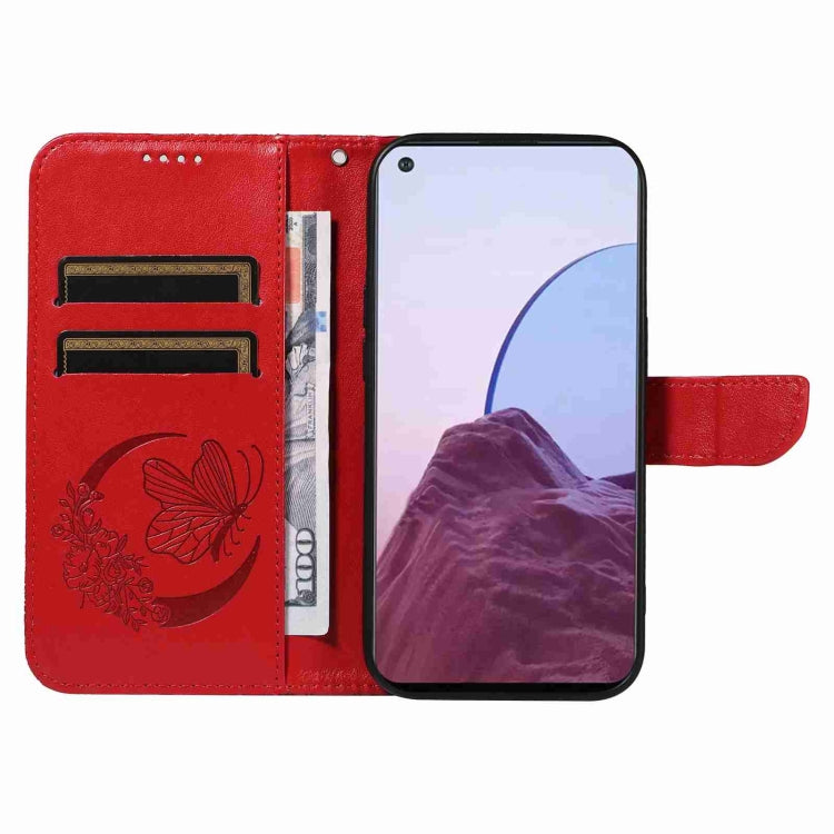 For OnePlus Nord N20 5G / OPPO A96 5G Swallowtail Butterfly Embossed Leather Phone Case