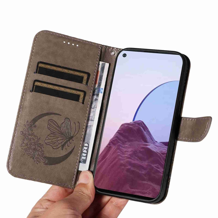 For OnePlus Nord N20 5G / OPPO A96 5G Swallowtail Butterfly Embossed Leather Phone Case