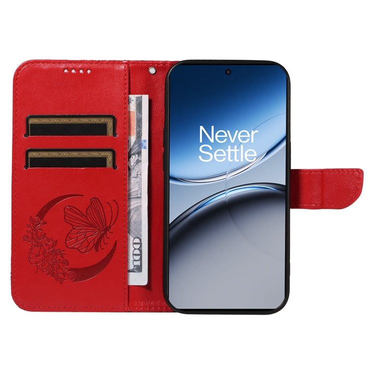 For OnePlus Nord 4 5G Swallowtail Butterfly Embossed Leather Phone Case