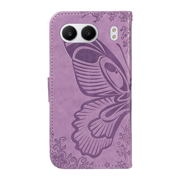 For OnePlus Nord 4 5G Swallowtail Butterfly Embossed Leather Phone Case