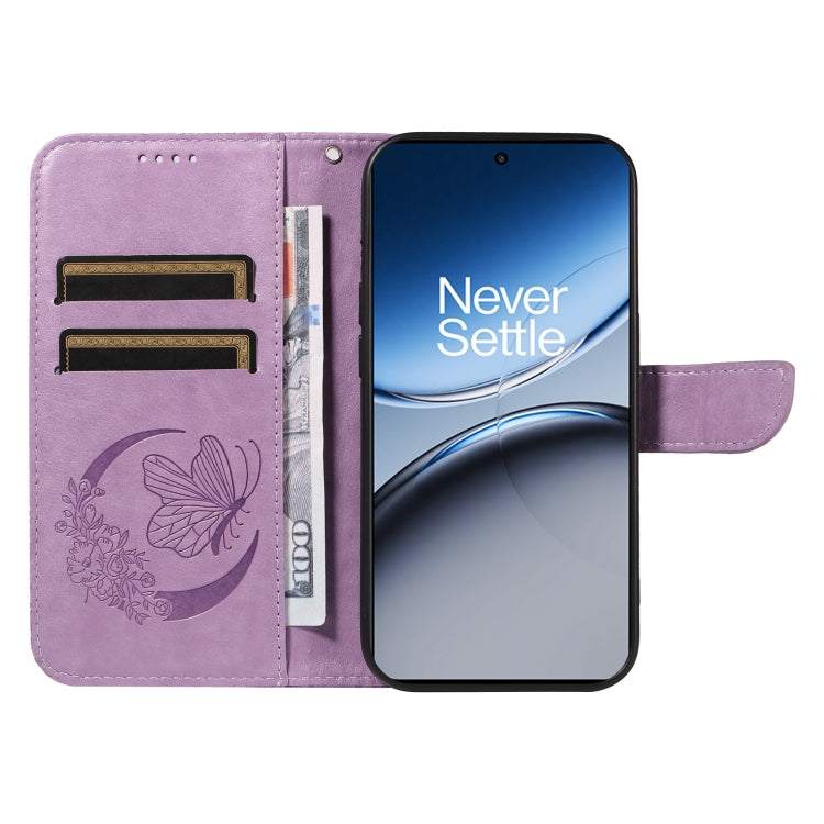 For OnePlus Nord 4 5G Swallowtail Butterfly Embossed Leather Phone Case