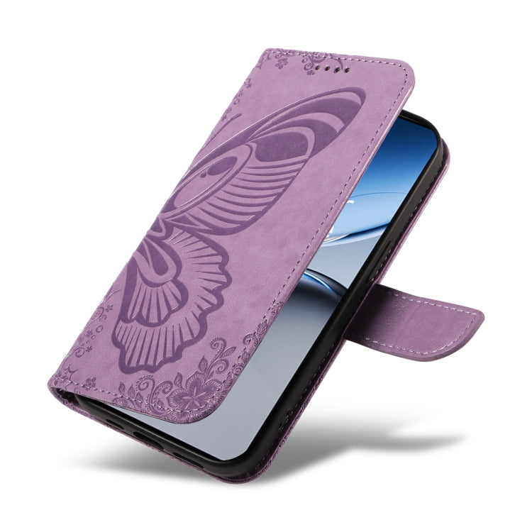 For OnePlus Nord 4 5G Swallowtail Butterfly Embossed Leather Phone Case