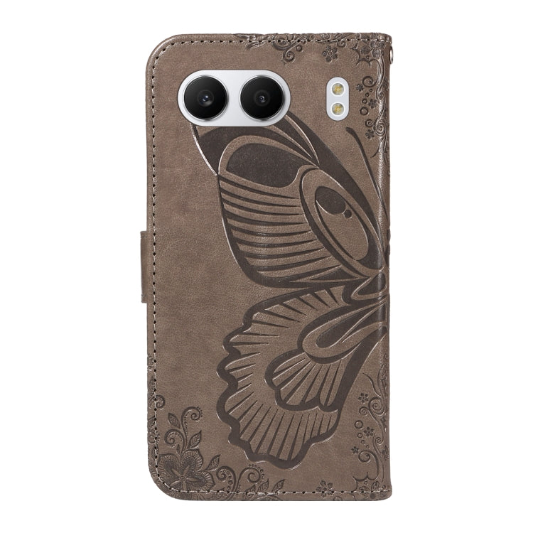 For OnePlus Nord 4 5G Swallowtail Butterfly Embossed Leather Phone Case