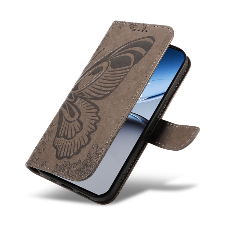 For OnePlus Nord 4 5G Swallowtail Butterfly Embossed Leather Phone Case