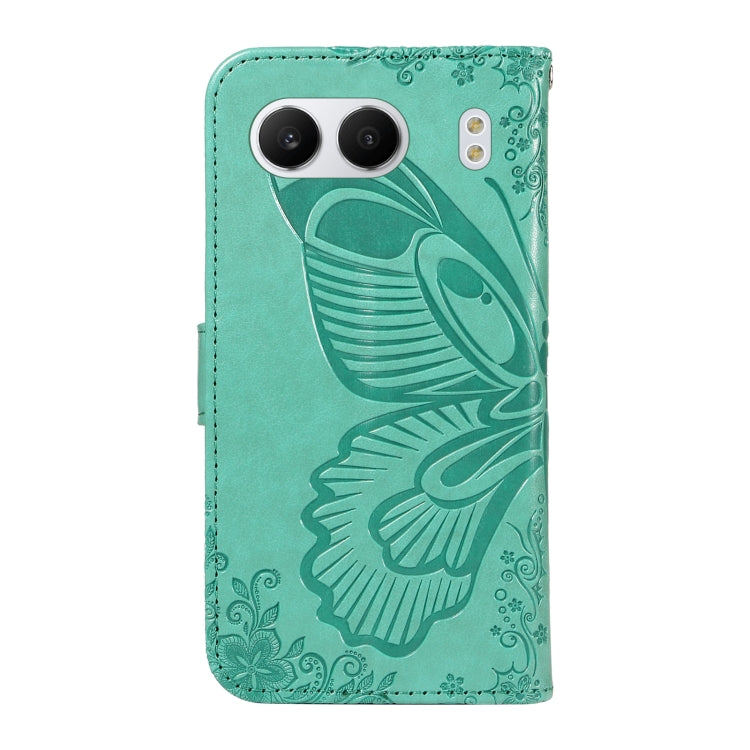 For OnePlus Nord 4 5G Swallowtail Butterfly Embossed Leather Phone Case