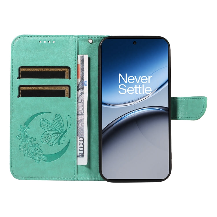 For OnePlus Nord 4 5G Swallowtail Butterfly Embossed Leather Phone Case