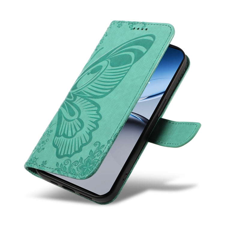 For OnePlus Nord 4 5G Swallowtail Butterfly Embossed Leather Phone Case