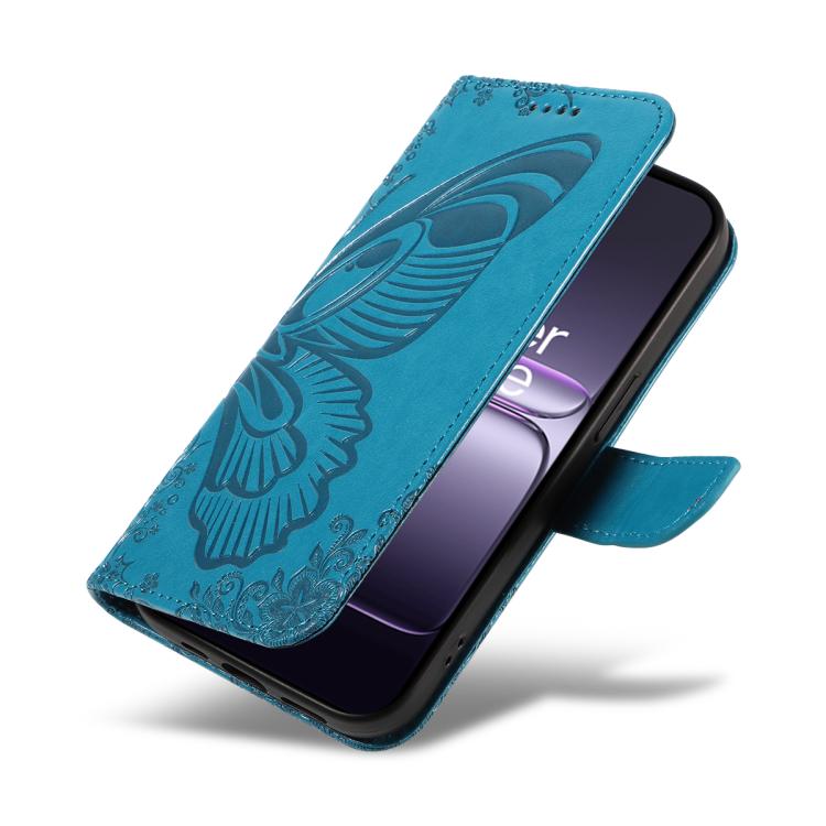 For OnePlus Nord CE5 Swallowtail Butterfly Embossed Leather Phone Case